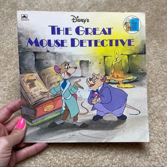 Other - BOGO Vintage Paperback Book Disney's "The Great Mouse Detective" 1986